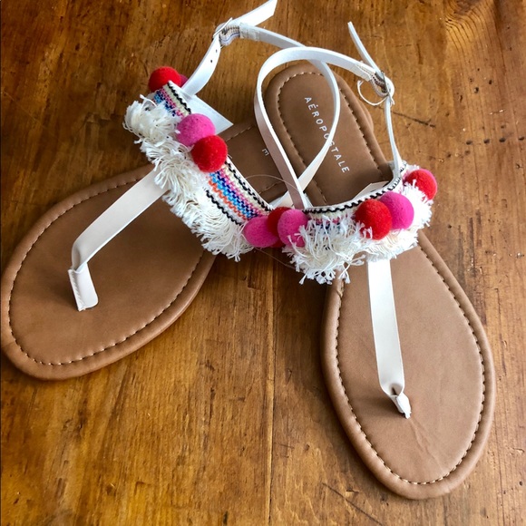 Aeropostale Shoes - PomPom Sandal